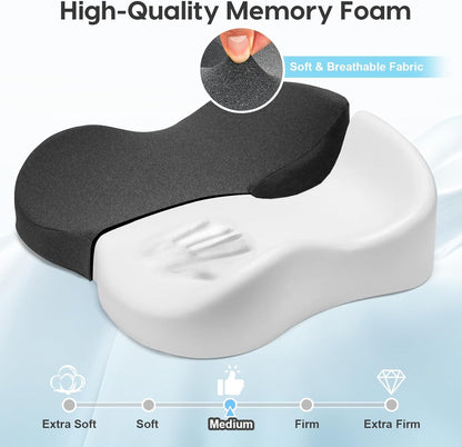 Arbanith Memory Foam Seat Cushion for Office Chair Coccyx Cushion