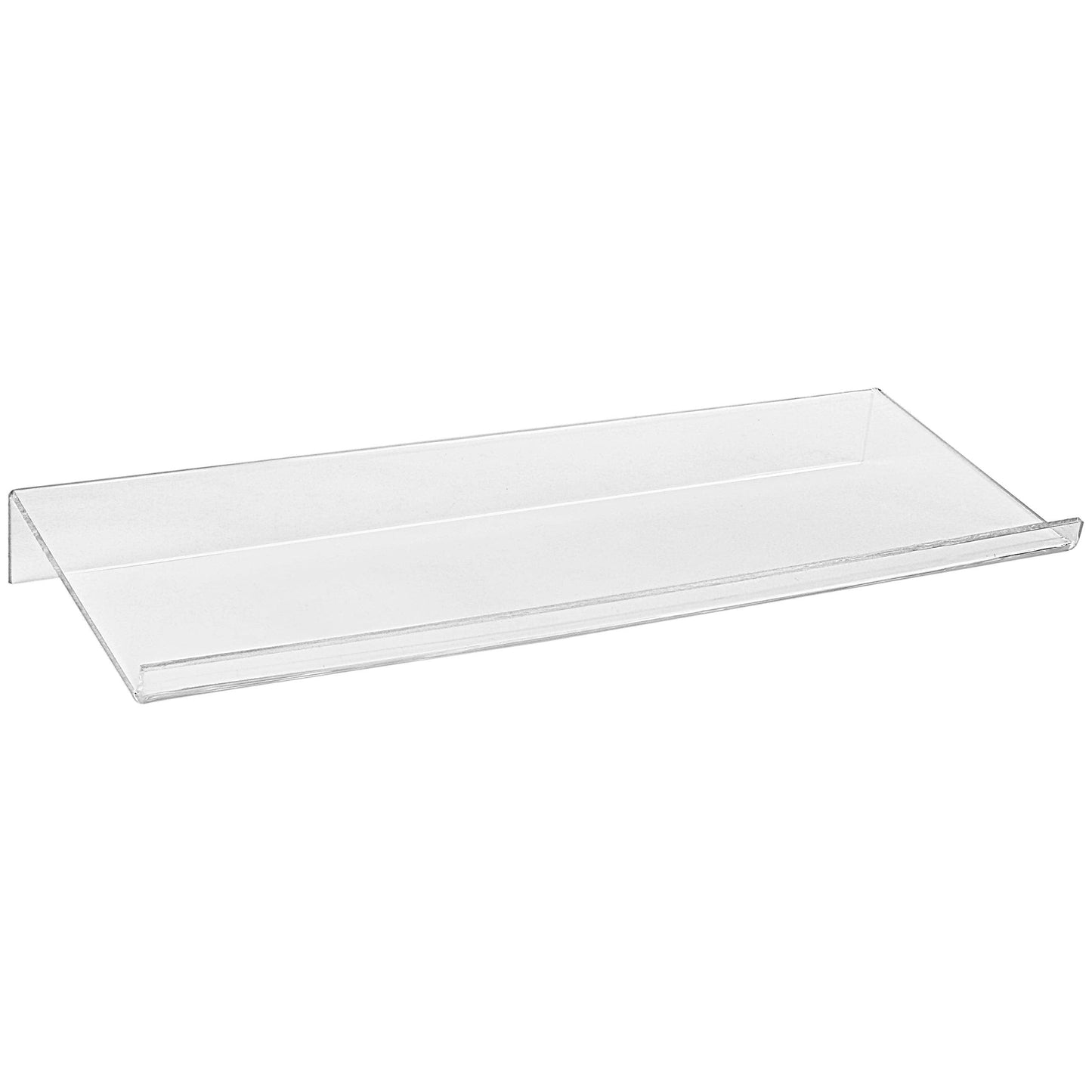 suptek Clear Acrylic Tilted Computer Keyboard Stand for Easy Ergonomic Typing, Keyboard Tray Holder for Office Desk, Home, School,