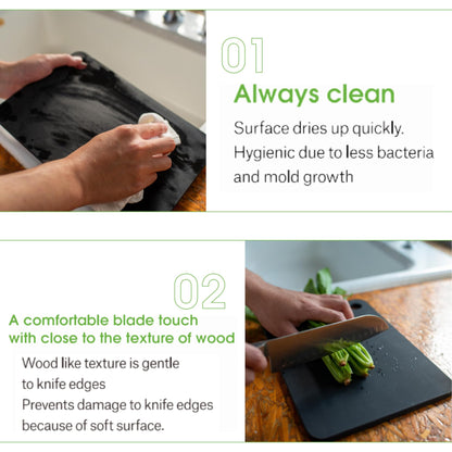 Rubber Rubber NBD002 Cutting Board, Synthetic Rubber, Black,Made in Japan