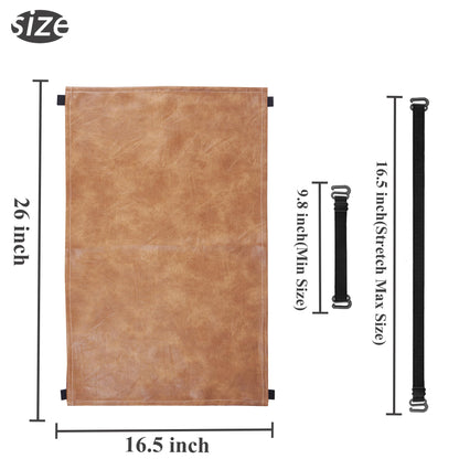Mtzmy Recliner Headrest Protector,Non Slip Waterproof Headrest Cover,Leather Recliner Headrest Cover for Sofa,Furniture,Living Room,Office