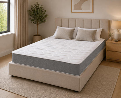Starlight Beds Twilight Grey Double Mattress - 4ft6 x 6ft3