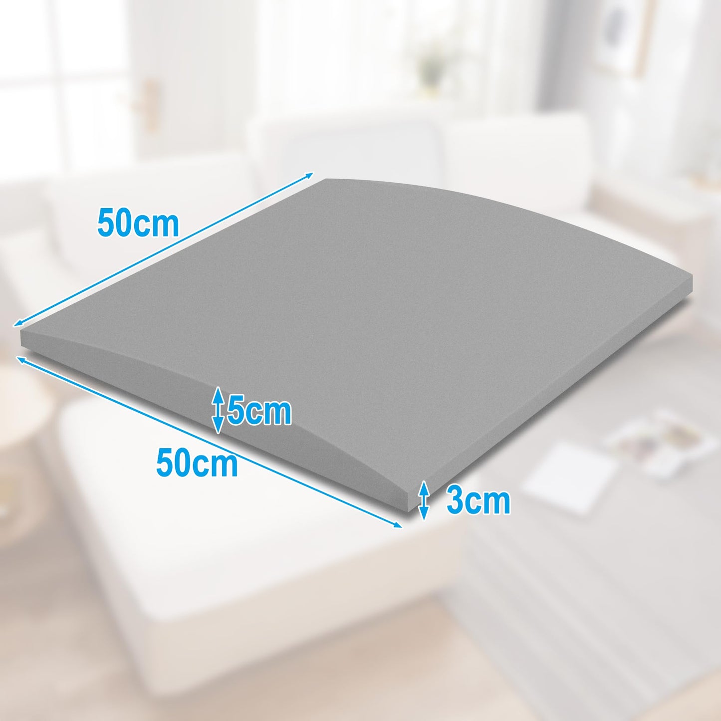2PCS 50x50cm Sofa Cushion Support for Sagging Seat-Sofa Support Boards