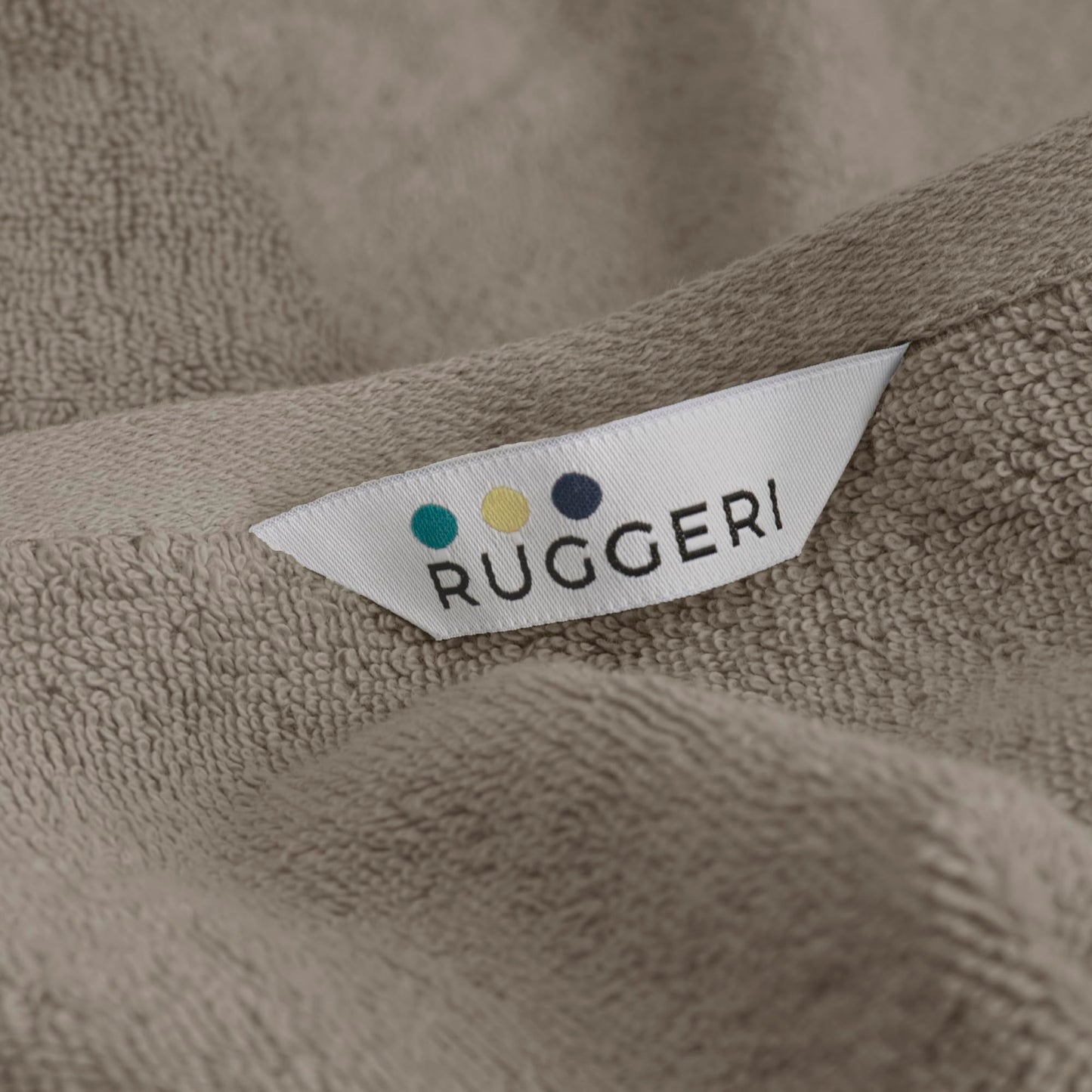 Ruggeri 4 Piece Guest Towel Set, 40x50 cm, Cotton, Dove Grey