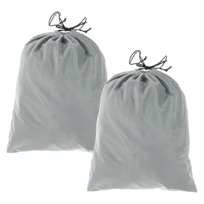 sourcing map 2 Pack Dust Bags for Handbags, 12.6x15.8" Cotton Drawstring Storage Pouch Bag Dust Cover Storage Bags for Purses Shoes Boots Daily