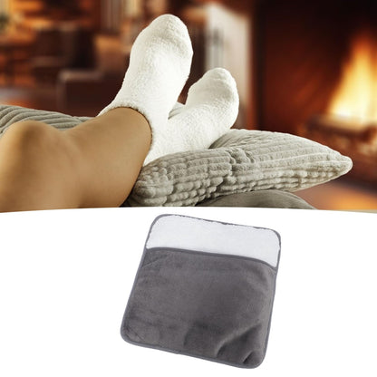 Riuulity Electric Heated Foot Warmer, Soft Cotton USB Plug in Foot Heating Pad for Home Office Travel Provides Cozy Warmth with Cushion Function
