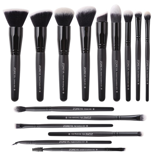 Makeup Brushes Zoreya Makeup Brush Set Premium Foundation Brush Kabuki Brush With Soft and Cruelty-Free Synthetic,for Cosmetics Foundation Concealers