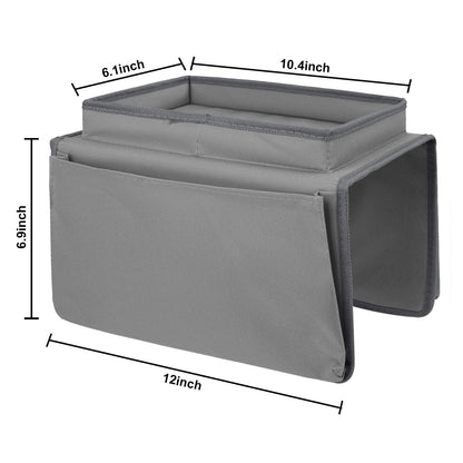 Sofa Armchair Organiser TV Remote Control Organizer Couch Caddy Arm Rest Bag Holder Sofa Tray Remote Caddy Chair Couch Storage 6 Pocket Armchair