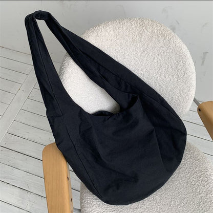 Simple Retro Large Capacity Women's Canvas Bag