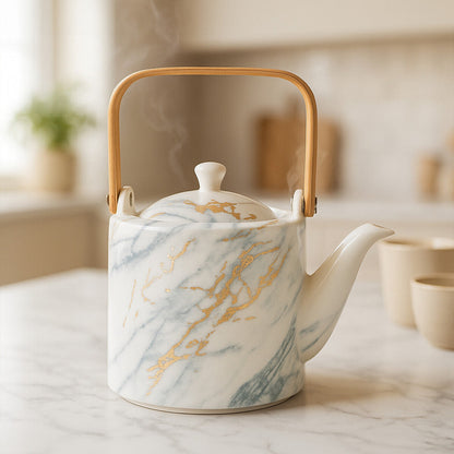 Marble Luxe Teapot