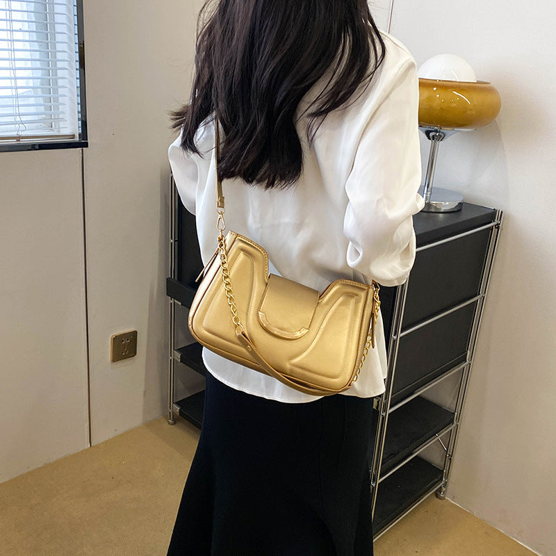 Shell-pressing Fashion Shoulder Messenger Bag