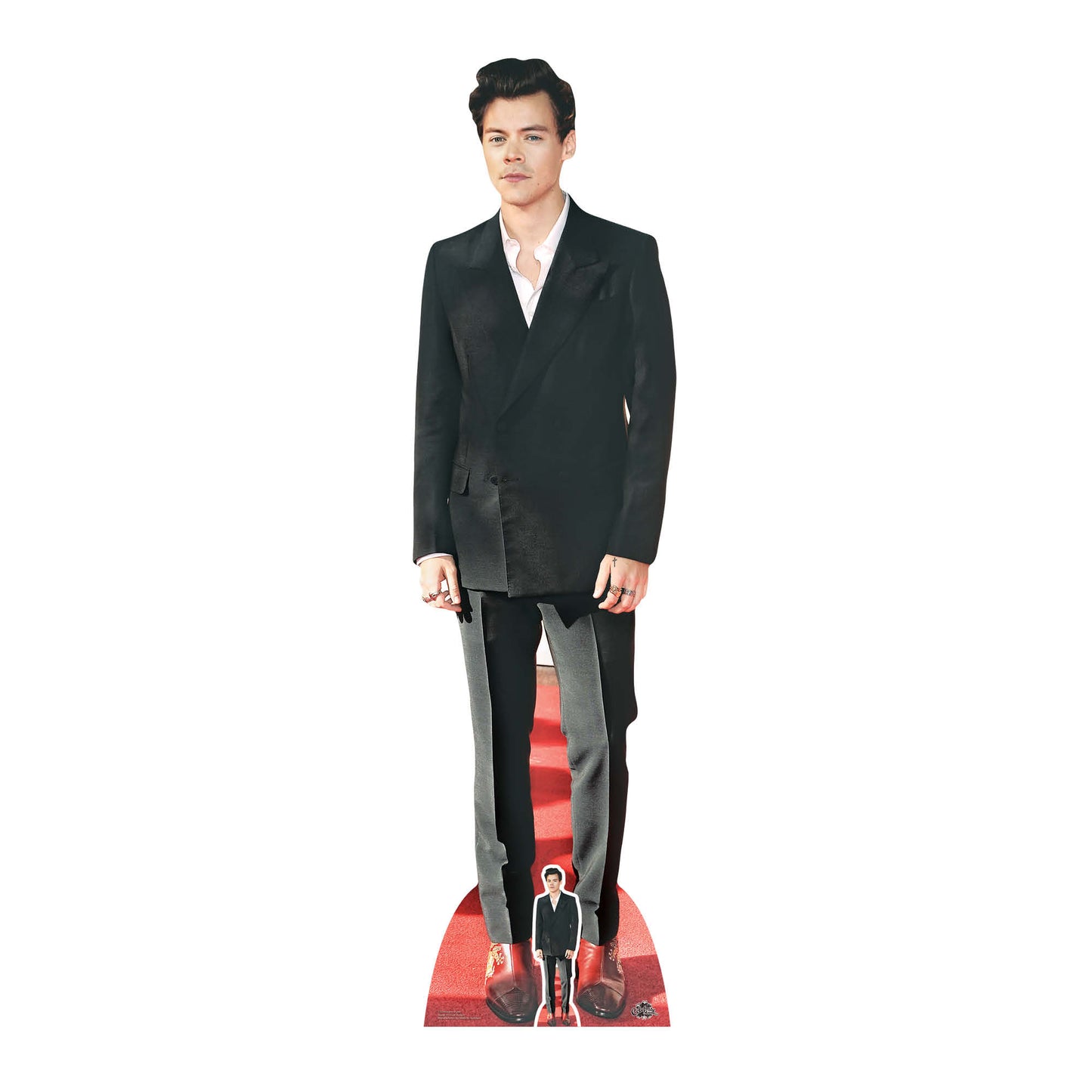 CS734 Harry Styles Red Shoes Height 182cm Lifesize Cardboard Cut Out With Mini