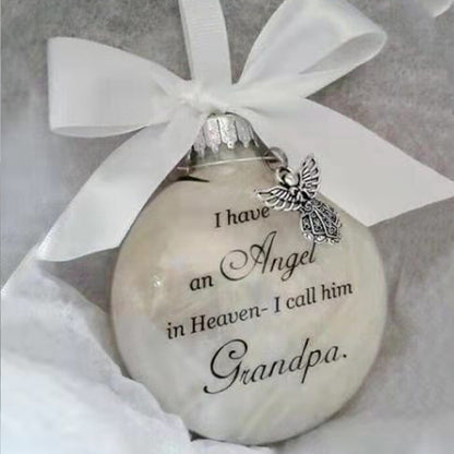 Angel In Heaven Badminton Plastic Ball Ornament Christmas Tree Pendant