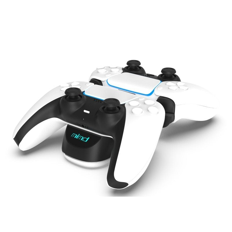 PS5 Controller Charging Station - Dual USB Fast Charger Dock for PlayStation 5 DualSense Wireless Controllers