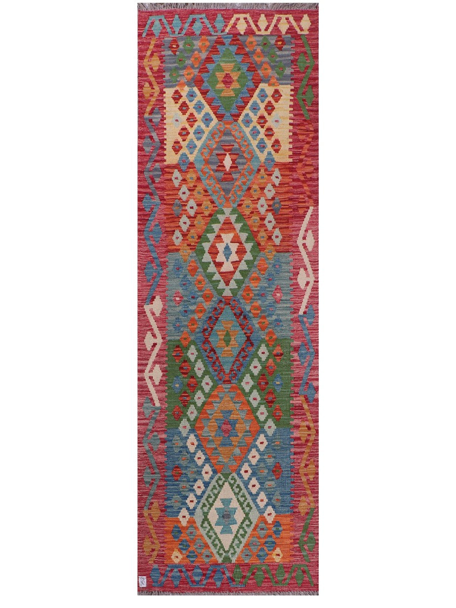 Maimana Kilim Runner - 291 x 89 cm