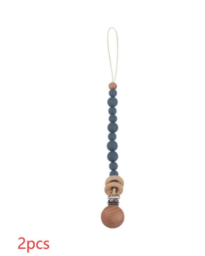 Baby Products Soothing Beech Wood Clip Pacifier Chain