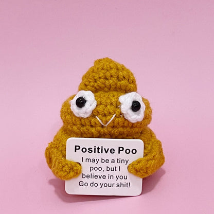 New Cute Positive Energy Emotional Cucumber Pickle Doll Knitting