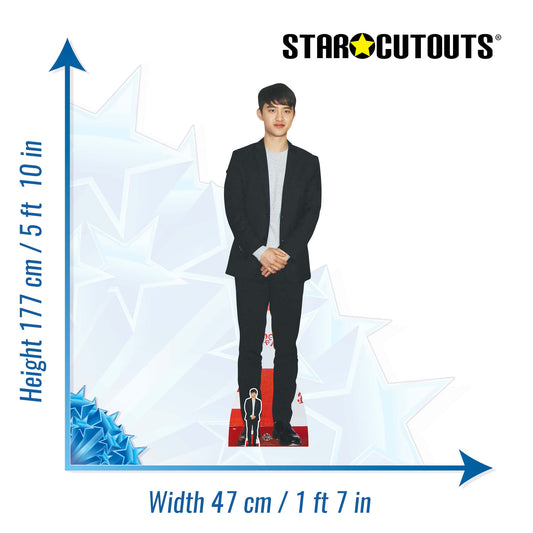 CS776 Do (EXO) Height 177cm Lifesize Cardboard Cut Out With Mini