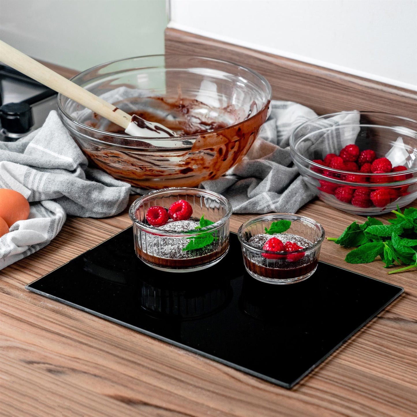 30cm x 20cm Glass Chopping Board