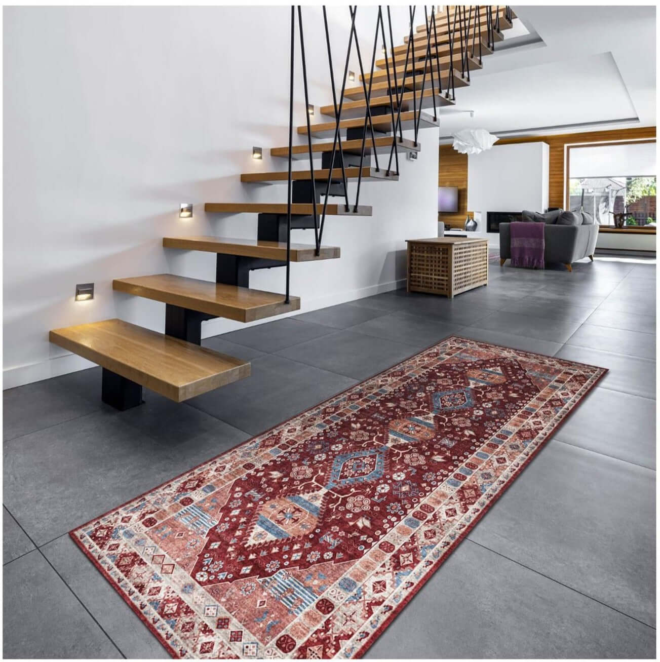 Madar Vintage Washable Rug