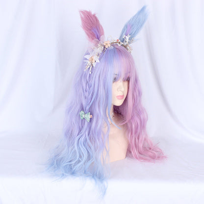 Matte high temperature silk realistic wig