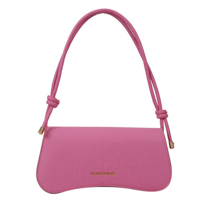 Summer Minimalist PU Underarm Bag Chic Solid Color Square Shoulder Purse Versatile Crossbody Tote For Women Elegant Office