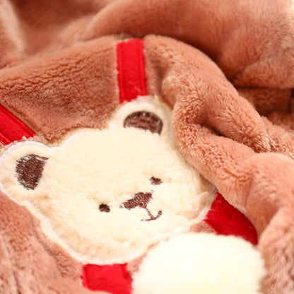 Warm Snowball Bear Transformed Into Clothes