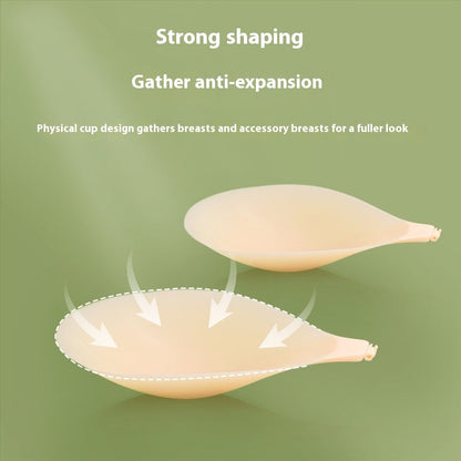 One-piece Solid State Silicone Bra Summer Lightweight