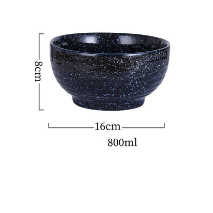 Japanese Style Ramen Bowl Ceramic Noodle Instant Noodle Chopsticks Spoon Set