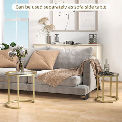 Elegant Glass Accent Tables - Versatile Shape & Design for Your Space