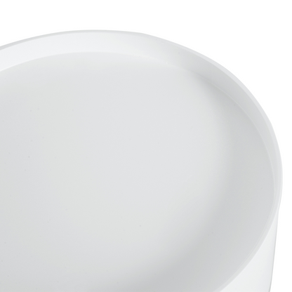 Round Coffee Table,  ?38 x 45H cm-White