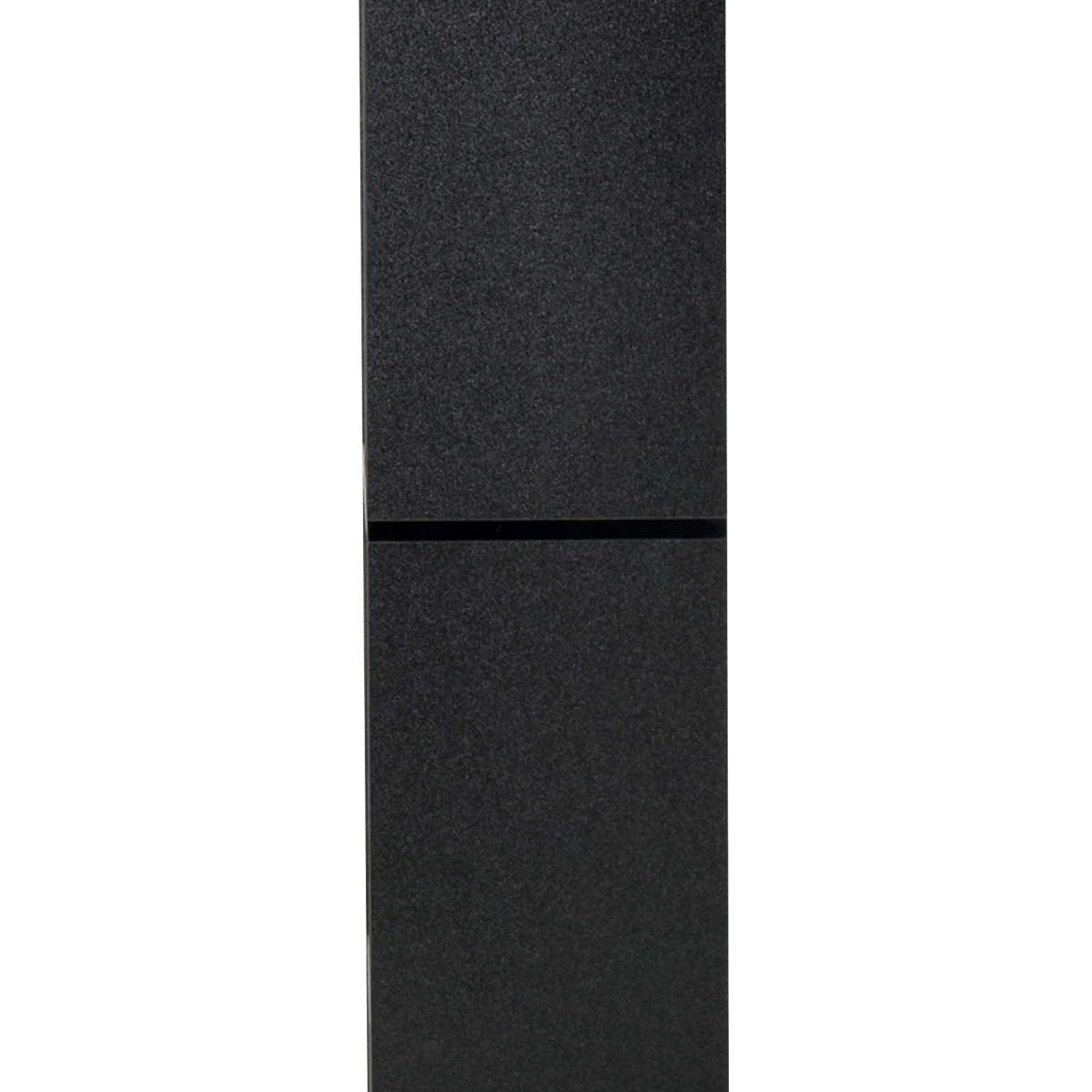 178cm 8-Shelf Bookcase w/ Melamine Surface Foot Pads Black Multipurpose 8-Grid