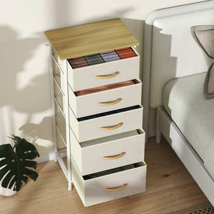 Wood Storage Chest of Drawers