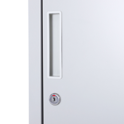 1.8m Locker Office Cabinet Storage Cold Rolled Steel  Storage Shelves Vinsetto