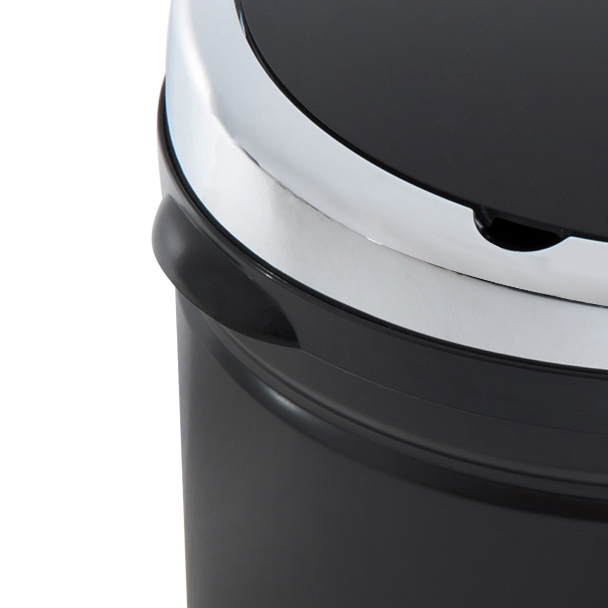 50 L Stainless Steel Sensor Trash Can W/ Bucket-Black