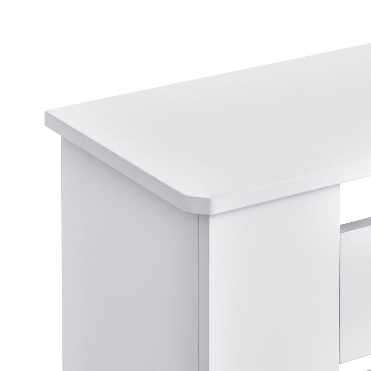 MDF Radiator Cover, 152 cm L-White