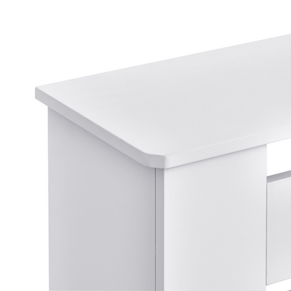 MDF Radiator Cover, 152 cm L-White
