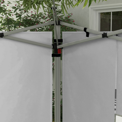 Outsunny Gazebo Side Panels for 3x3(m) or 3x4m Pop Up Gazebo, 2 Pack, Grey