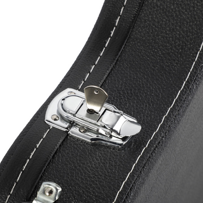 【Replace 2484535】ST High Grade Electric Guitar Hard Case Microgroove Flat Surface Straight Flange Black