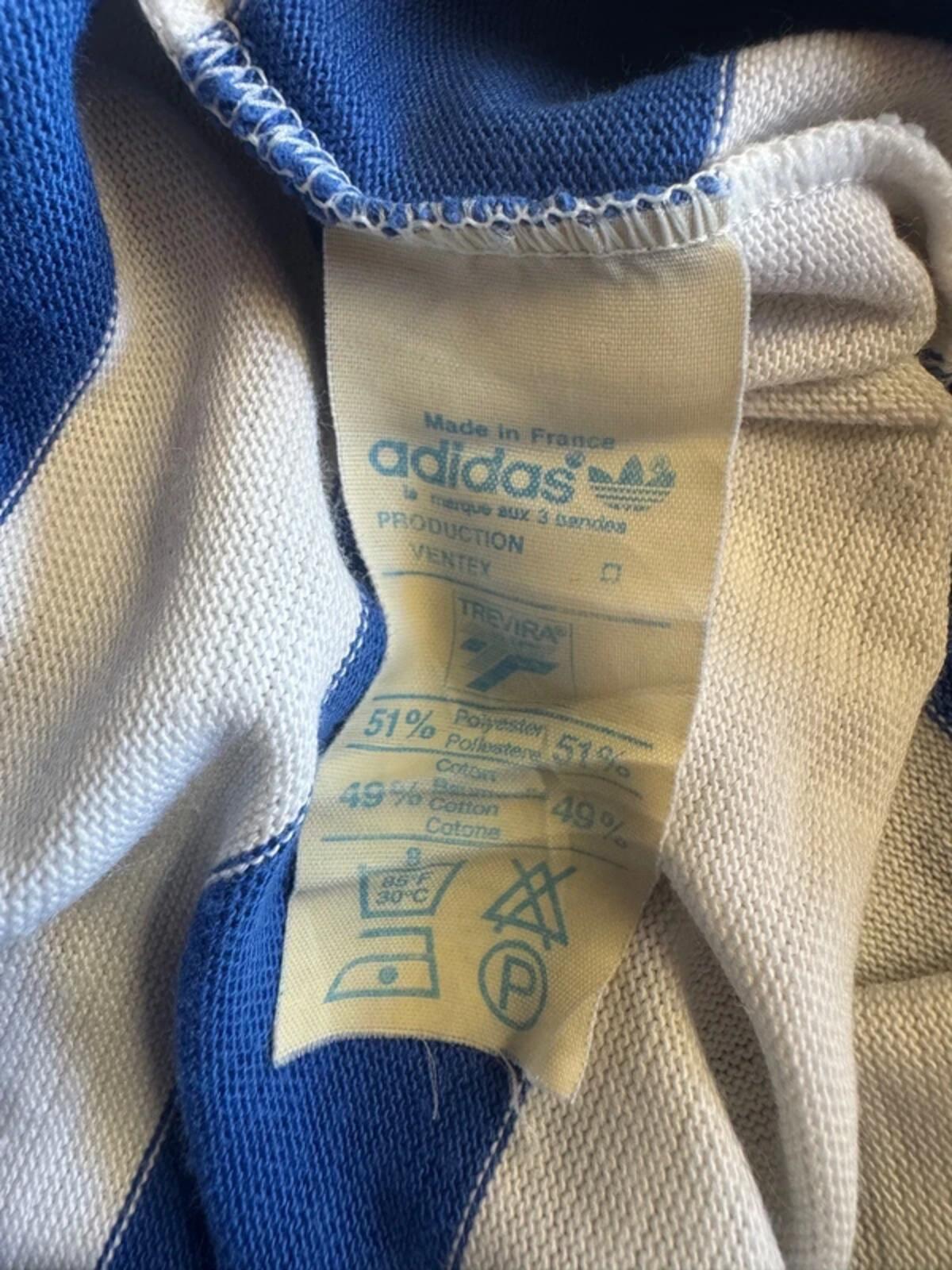 Vintage Adidas Jumper , Made In France , Ventex , Mega Rare , Highly Collectible