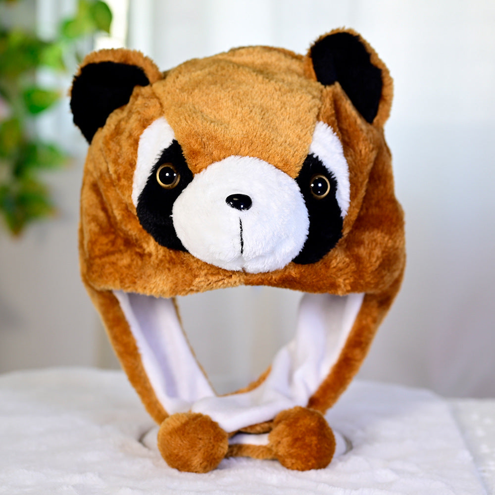 Cartoon Animal Plush Earflap Hat