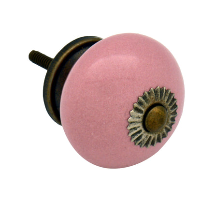 Round Ceramic Cabinet Knob