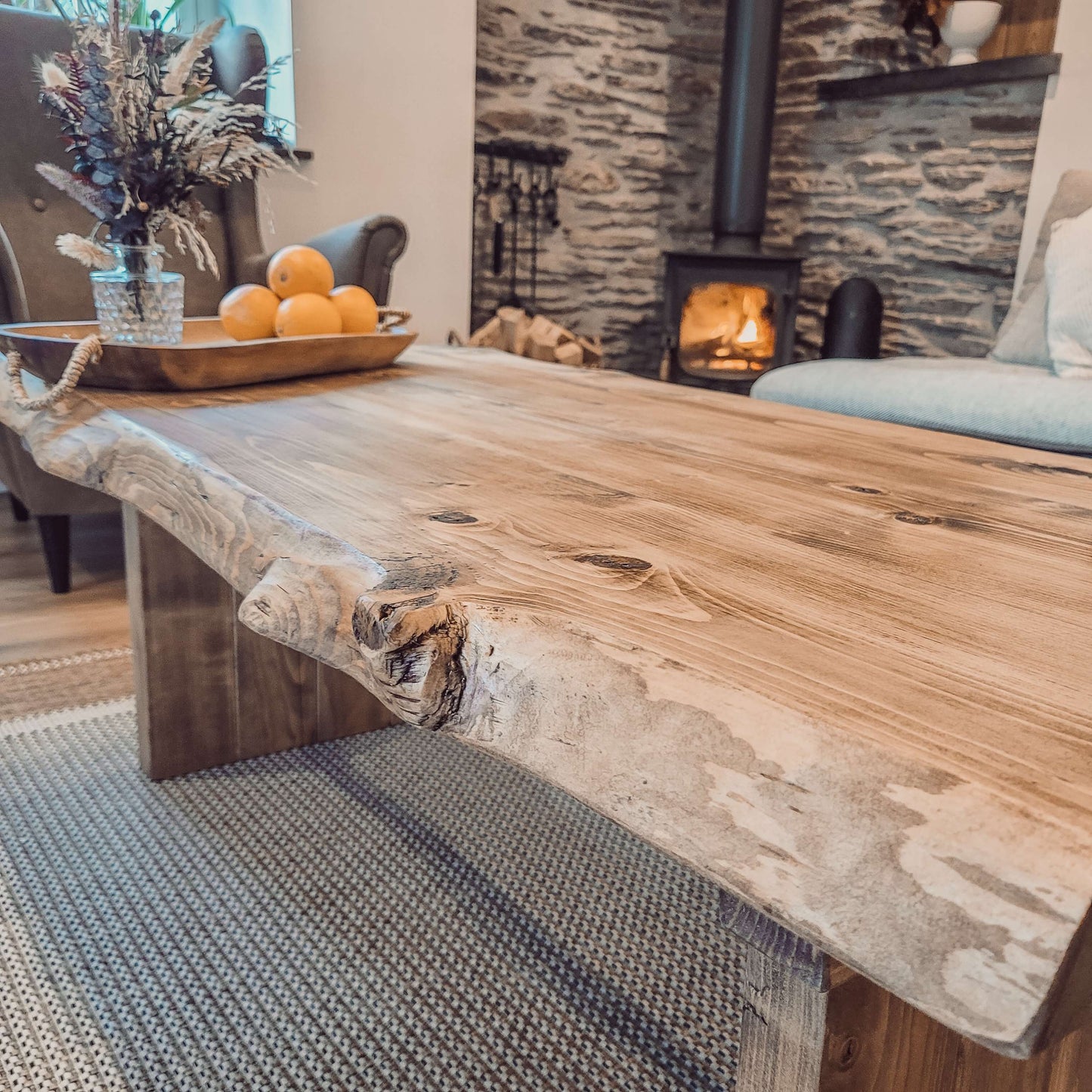 LINA Chunky Live / Waney Edge Coffee Table