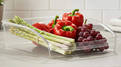 Azuma Clear PS Plastic Large Fridge Organiser