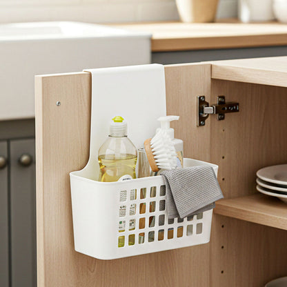 White Small Hangable Organiser Basket | Temel