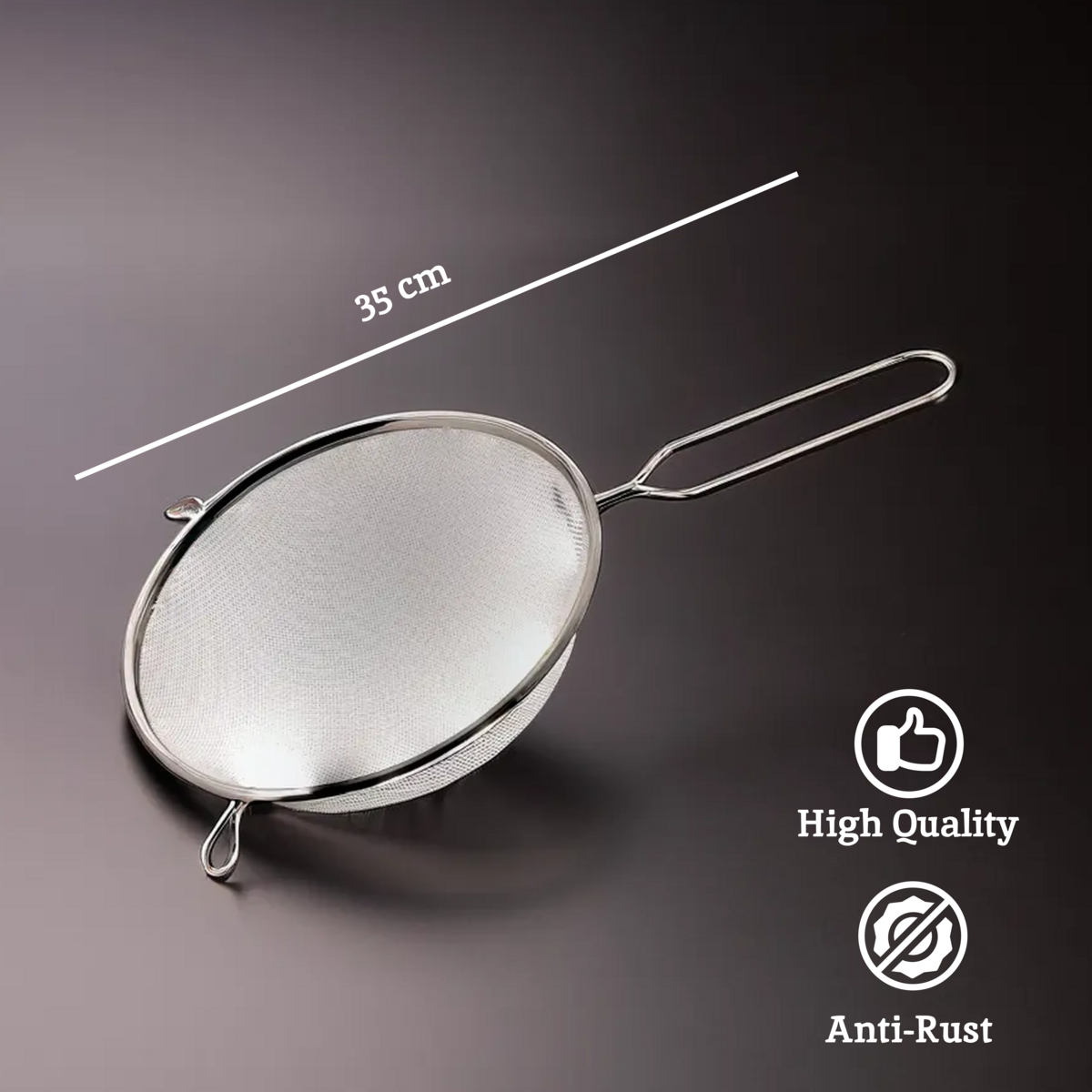 Zenigo Stainless Steel Mesh Sieve