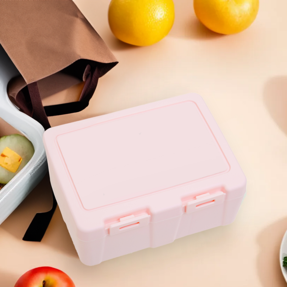 Pink 2 Section Lunch Box | Grub Tub