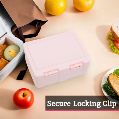 Pink 2 Section Lunch Box | Grub Tub