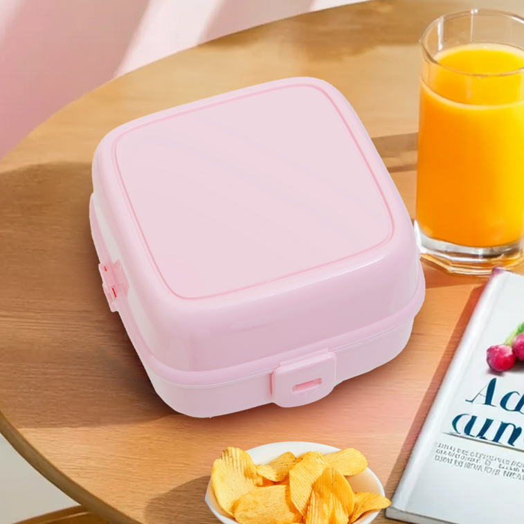 Pink 4 Section Lunch Box | Grub Tub