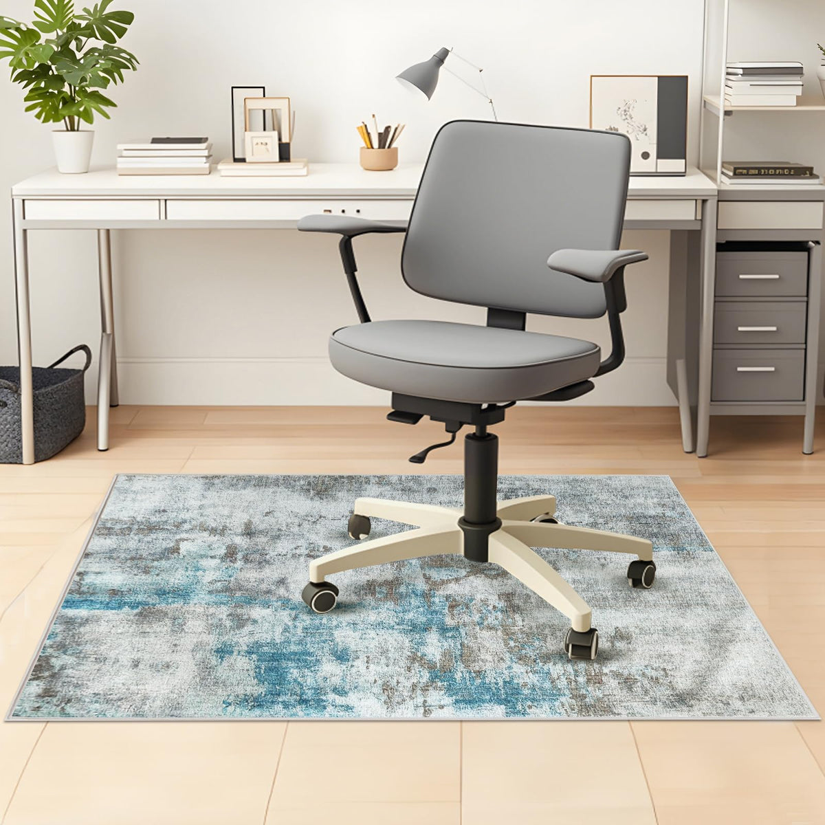 Office Chair Mat 120 x 150 cm, Floor Protector for Office Chair, Anti-Slip