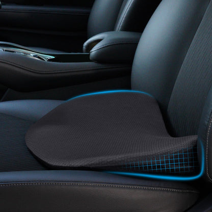 Ainiv Car Seat Cushion for Driving, Memory Foam for Car Driver Seat, Coccyx Orthopedic Seat Cushion, Breathable Booster Seat Cushion